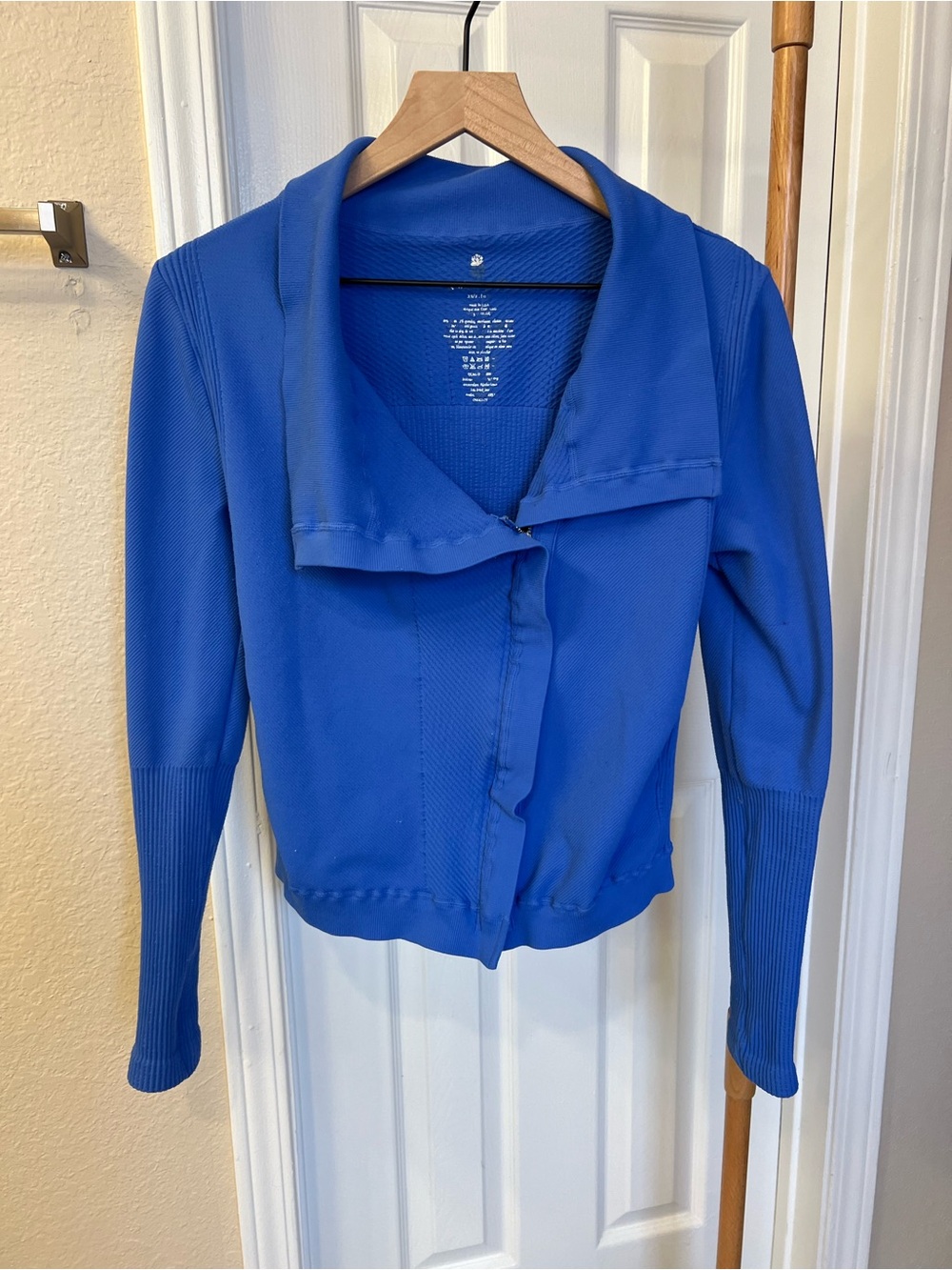 FP Movement by Free People Royal Blue Mercury Moto Jacket